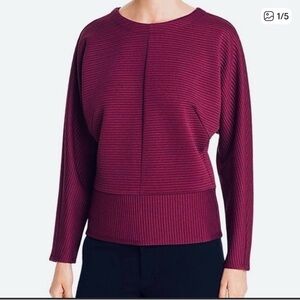 Kenneth Cole Rich Burgundy Crew Neck Sweater